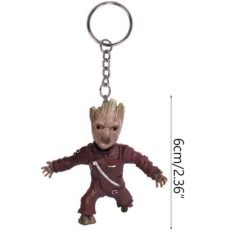 Brehn | Cartoon Groot Miniaturfigur: Verspielte Bürodekoration