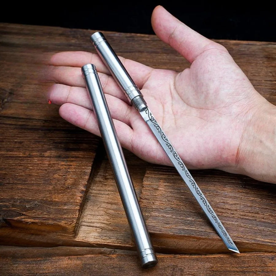 VIvolux | Selbstverteidigung Diskret Verstecktes Mini-Taschenmesser