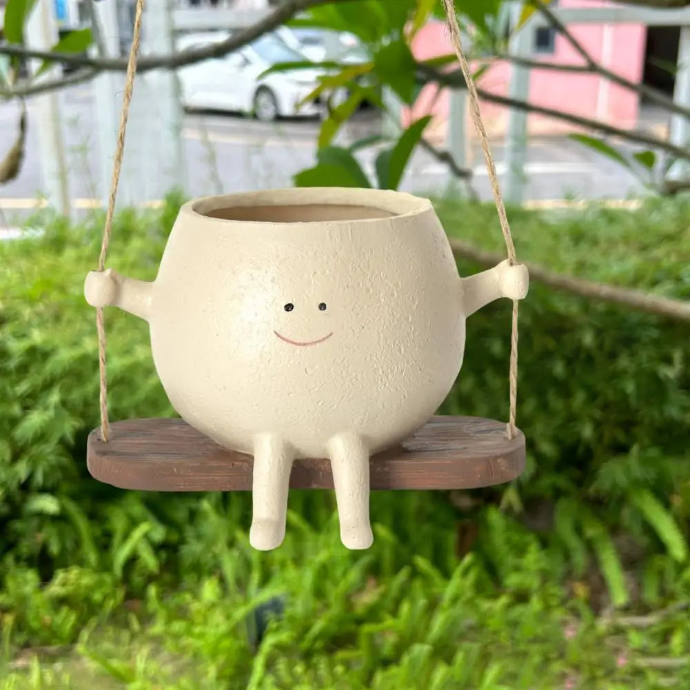 Swing Smiling Face Blumentopf | Brehn