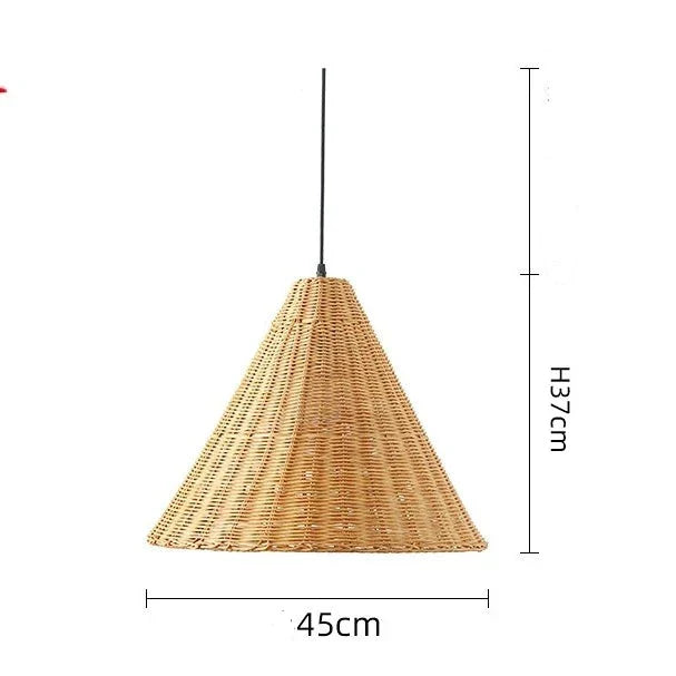 Brehn | Skandinavische LED-Hängelampe aus Bambus