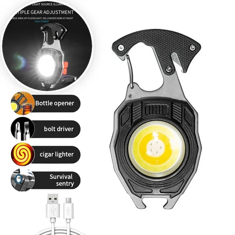 Ultimate COB Multifunktion Wiederaufladbare Eingebaute Lampe Arbeitslicht | Brehn