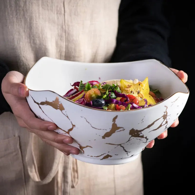 Marmor Salatschüssel Brehn