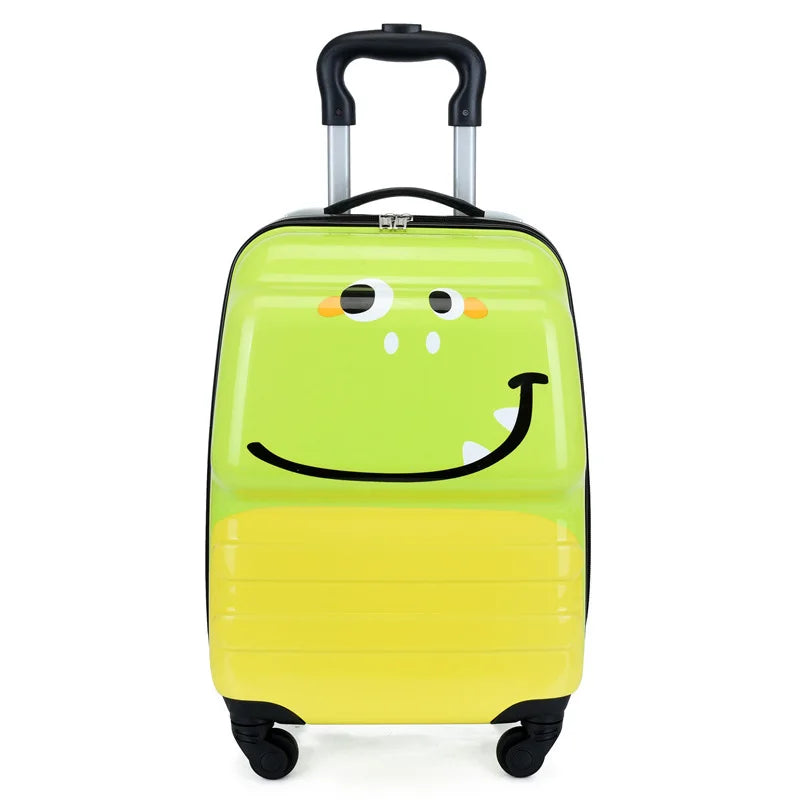 Sydney Kinderkoffer – 3D Tier Trolley mit 360° Rädern und verstellbarem Griff | Leicht und stoßsicher | Brehn