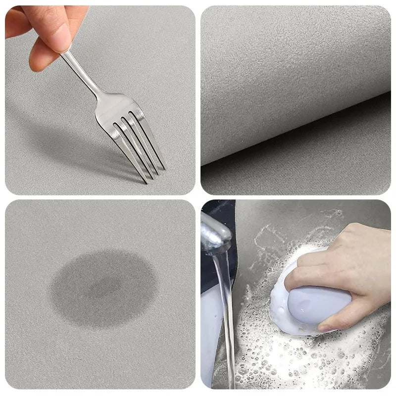 Anti-Rutsch Boden Teppich SoftGrip – Absorbierender Waschbarer Teppich für Jeden Raum | Brehn