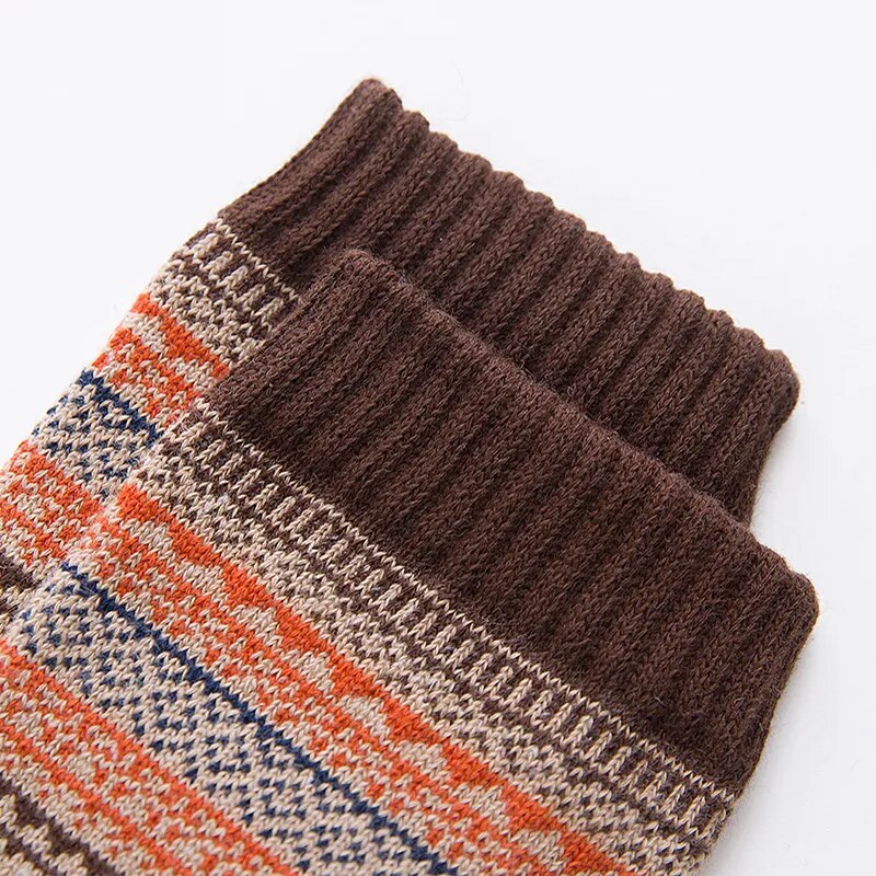 Wintersocken aus Schafwolle (5 Paar)