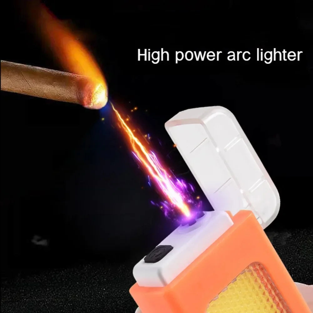 Brehn | 2in1 Dual Arc Elektrischer Feuerzeug Stirnlampe