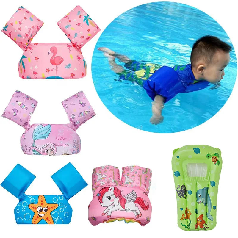 Brehn | FLOTTY Kinder Schwimmhilfe | Rettungsweste mit Armflügeln | Verstellbarer Doppelverschluss | Für Kinder bis 25 kg