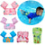 Brehn | FLOTTY Kinder Schwimmhilfe | Rettungsweste mit Armflügeln | Verstellbarer Doppelverschluss | Für Kinder bis 25 kg