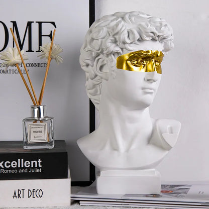 Brehn | Europäische Wohnkultur David Kopf ResinStatuen Statuen Wohnkultur Moderne abstrakte Kunst Büste Skulptur Kunst Skizze Praxis