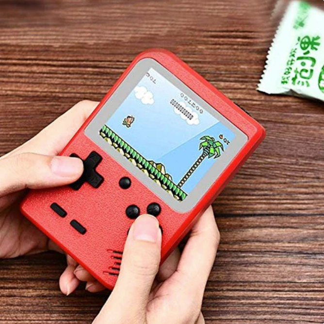 Retro-Spielekonsole für unterwegs mit 400 Spielen