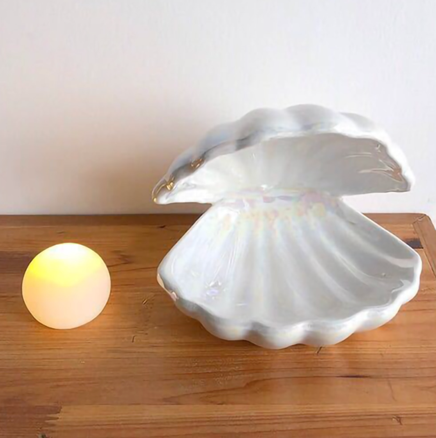 Chelly Chic Muschel Lampe | Eine magische Lampe mit einer Perle | Brehn