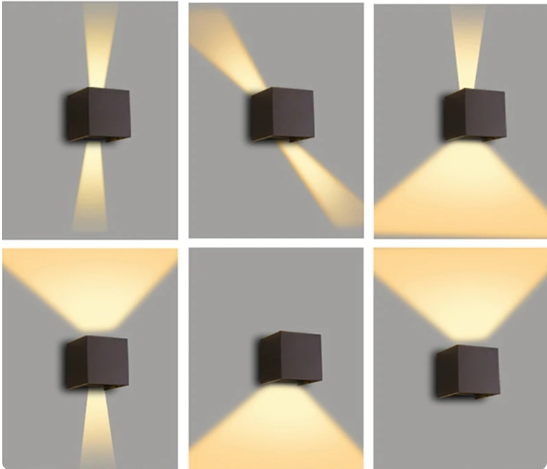 Brehn | LED Cube Wandlampen | 1+1 Gratis