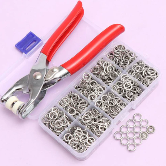 Metall-Druckknöpfe DIY Set  | Ihre Kleidung ist wieder wie neu! | Brehn