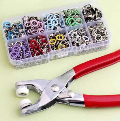 DIY-Set mit Metall-Druckknöpfen | Ihre Kleidung sieht wieder aus wie neu!