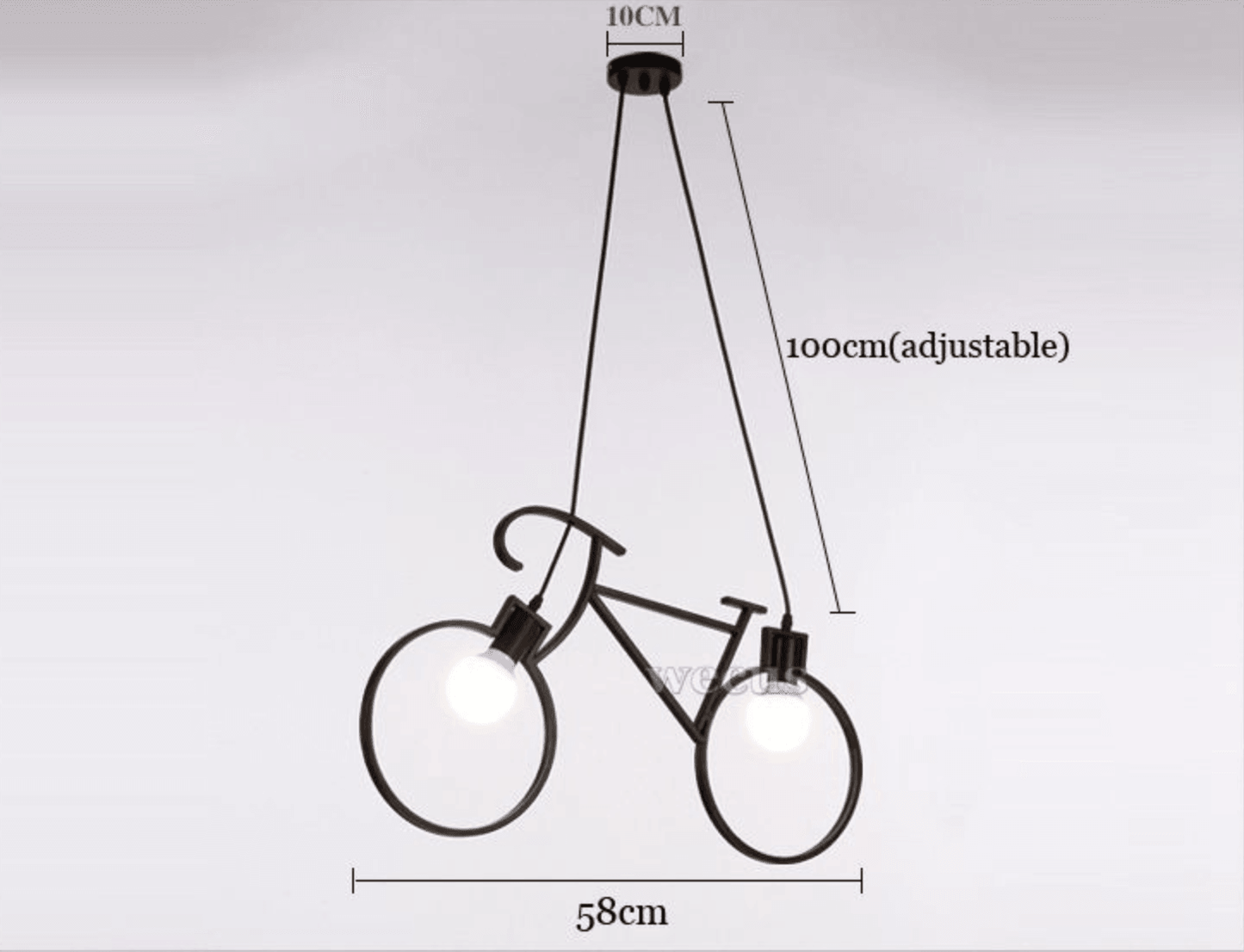 Moderne Fahrrad Nordischer Stil Tropfenlampe Kronleuchter | Brehn