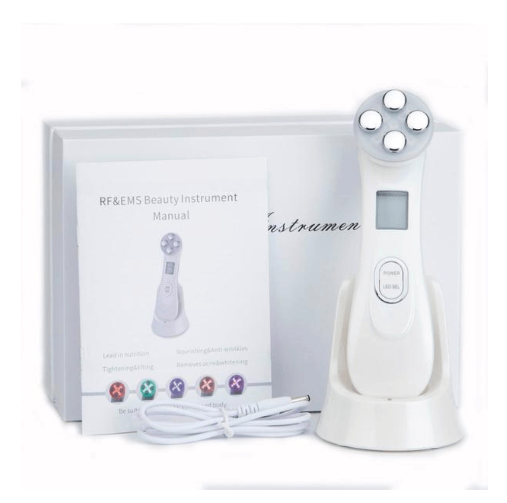 Brehn | 5 in 1 RF & EMS LED Photon Mesotherapie Elektroporation Gesicht Schönheitsgerät