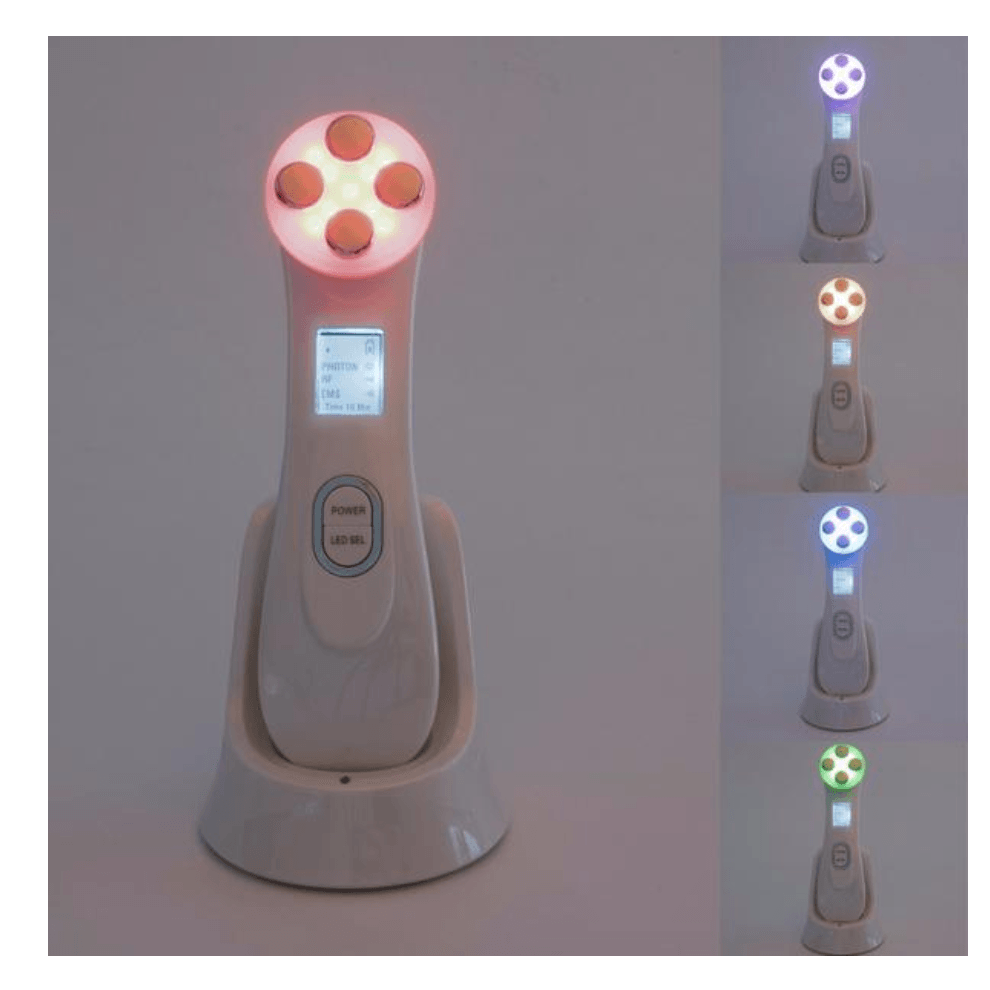 Brehn | 5 in 1 RF & EMS LED Photon Mesotherapie Elektroporation Gesicht Schönheitsgerät