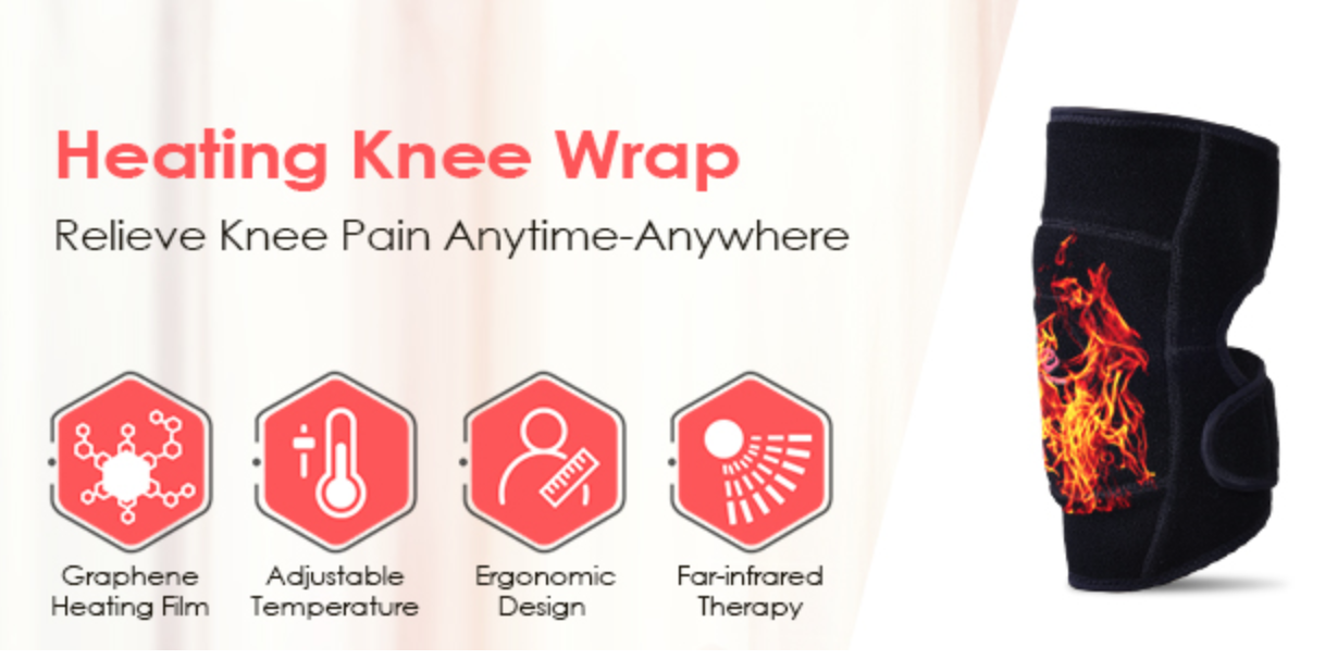 Brehn | Infrarot beheizter Knie Physiotherapie sicherer Massager - Schmerz Linderung Rehabilitation