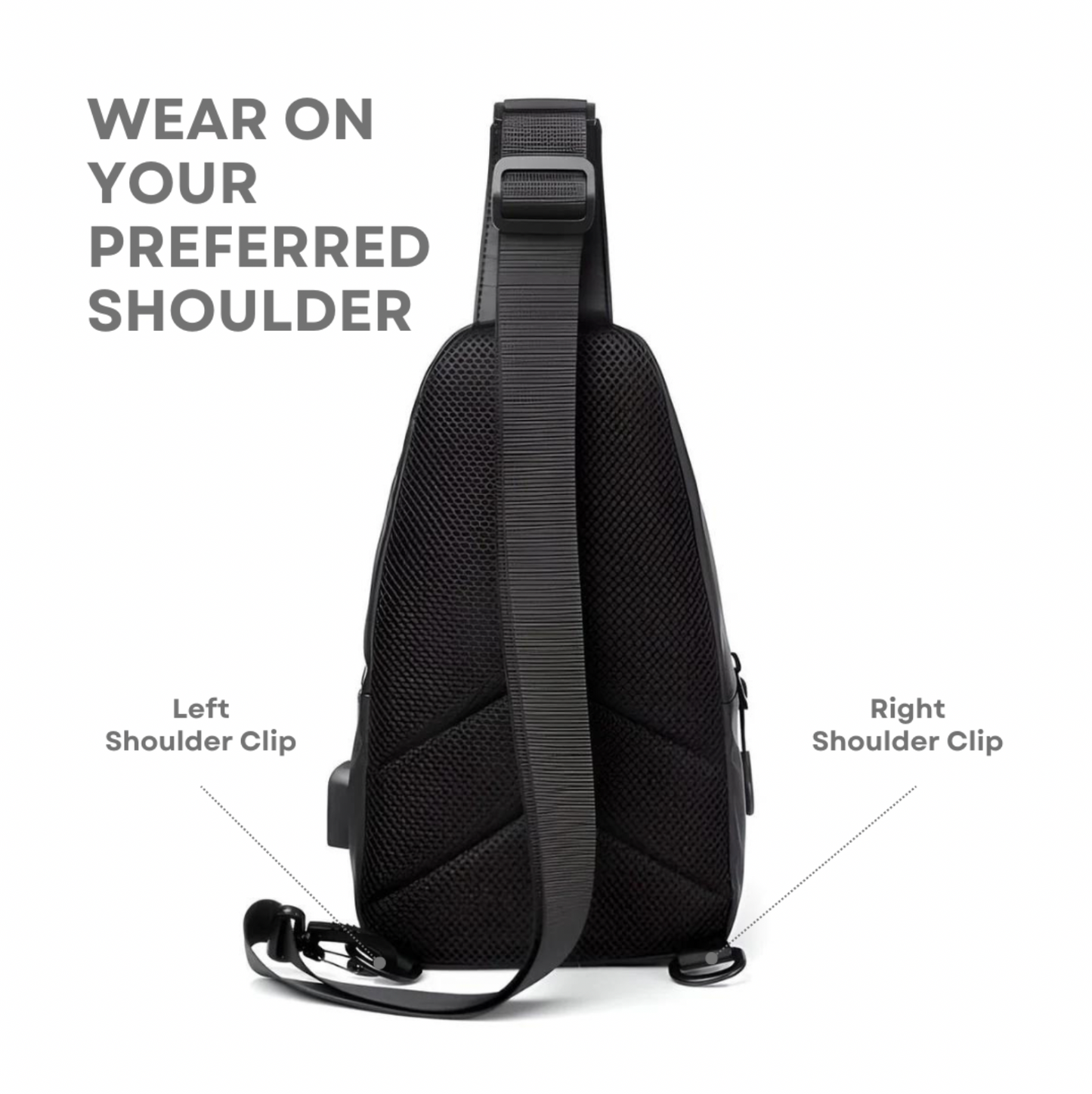 Brehn | AquaGuard Luxe Schultertasche | Wasserdichtes und diebstahlsicheres Design für einen sicheren Stil