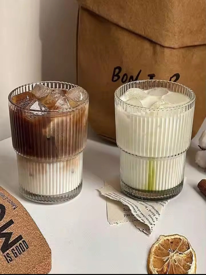 Brehn | 6Pc gerippte Gläser