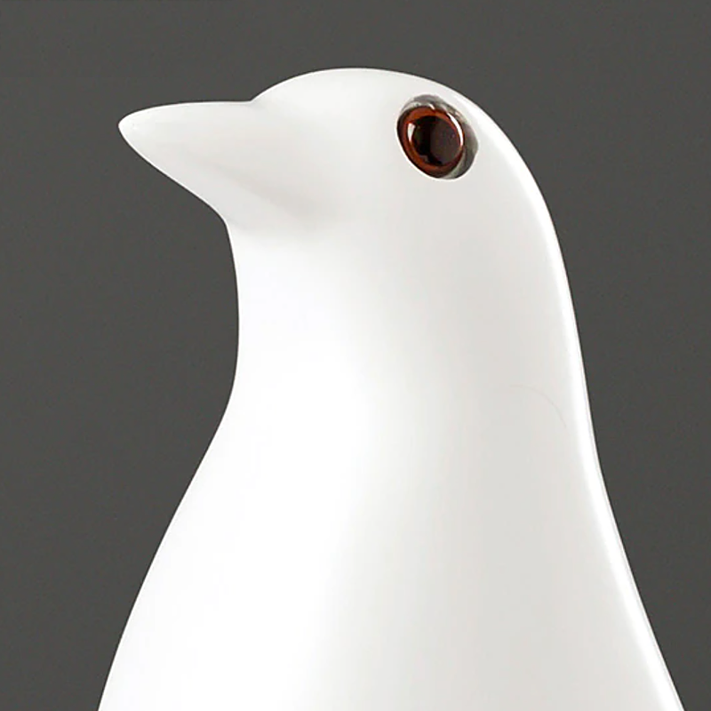 Scandi House Bird – Nordische Dekorative Figur in Schwarz oder Weiß | Brehn