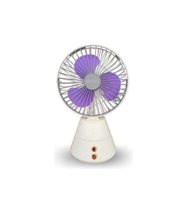 Aufladbarer Mini-Tischventilator Starker Wind und schüttelnder Kopf | Brehn