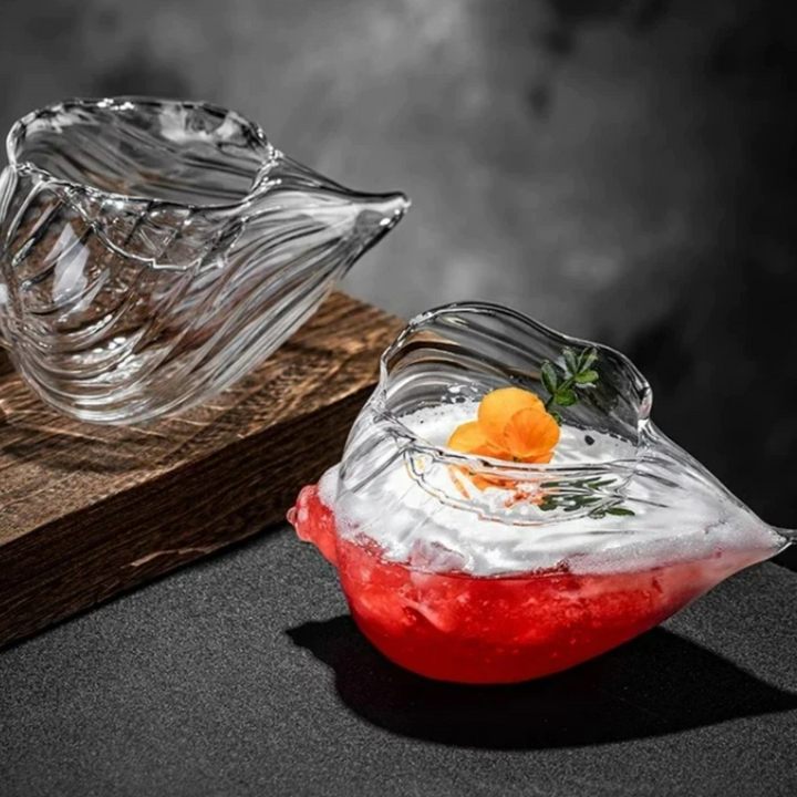 Conch Shell Glas 2-teil Set Brehn