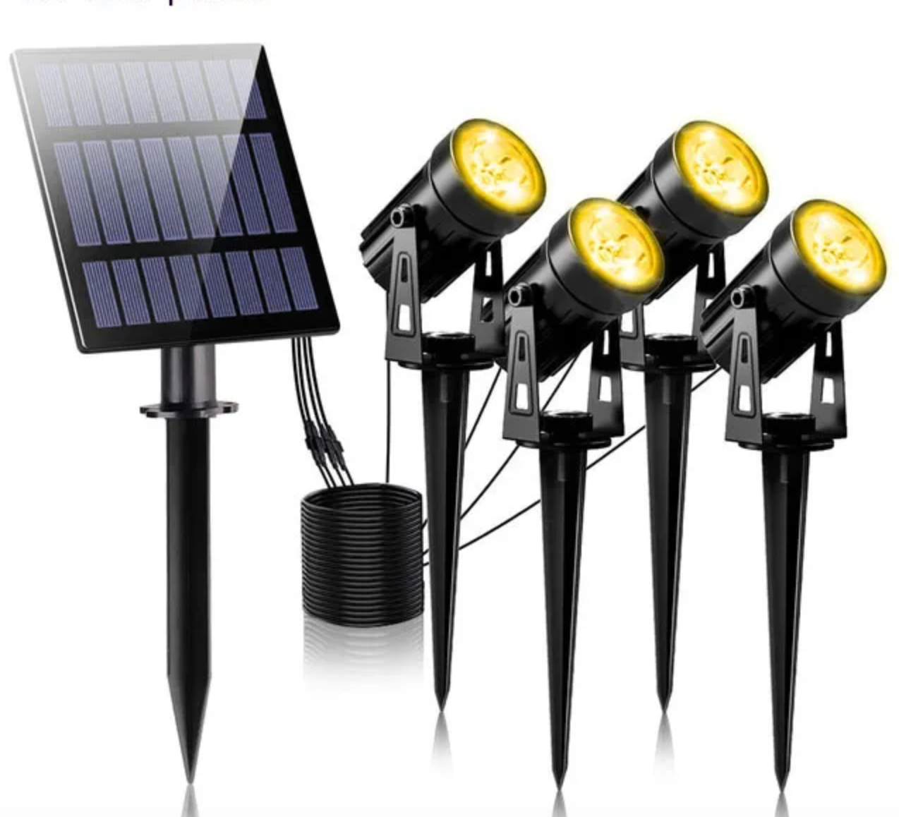 Solar-Spotlights 5-teilige Set Brehn