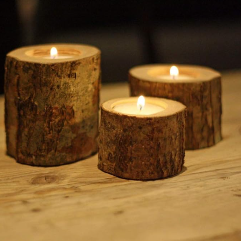 Brehn | Holzkerzenständer