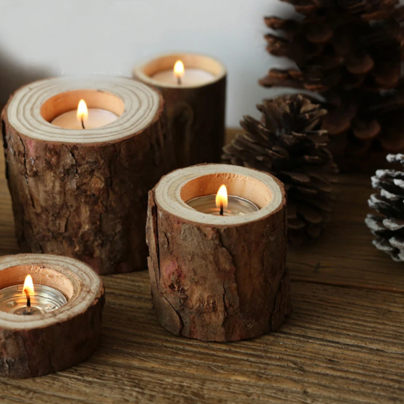 Brehn | Holzkerzenständer