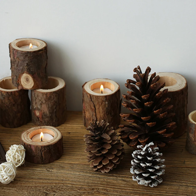 Brehn | Holzkerzenständer