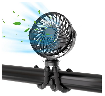 Kinderwagenventilator ohne Rotorblätter – Tragbar, Wiederaufladbar & Sicher für Babys | LittleChill CoolBreeze | Brehn