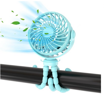 Kinderwagenventilator ohne Rotorblätter – Tragbar, Wiederaufladbar & Sicher für Babys | LittleChill CoolBreeze | Brehn