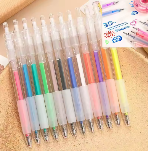 Brehn | Buntes Gelstift-Set für kreative 3D-Kunstwerke