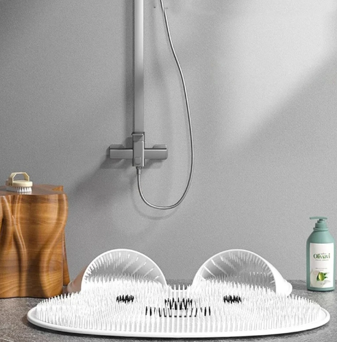 Multifunktionale Silikon Massage Matte | Ultimativer Duschbegleiter | Brehn