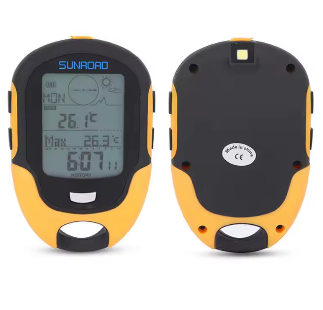 GPS-Tracker Outdoor Schwarz Orange | Brehn