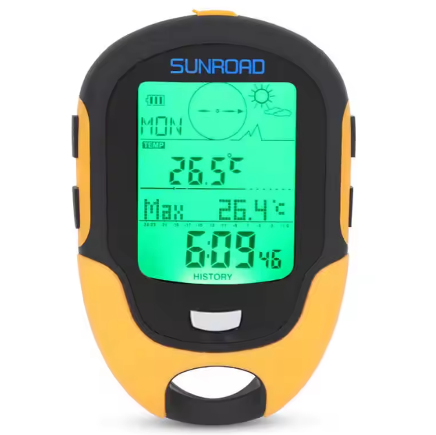 GPS-Tracker Outdoor Schwarz Orange | Brehn