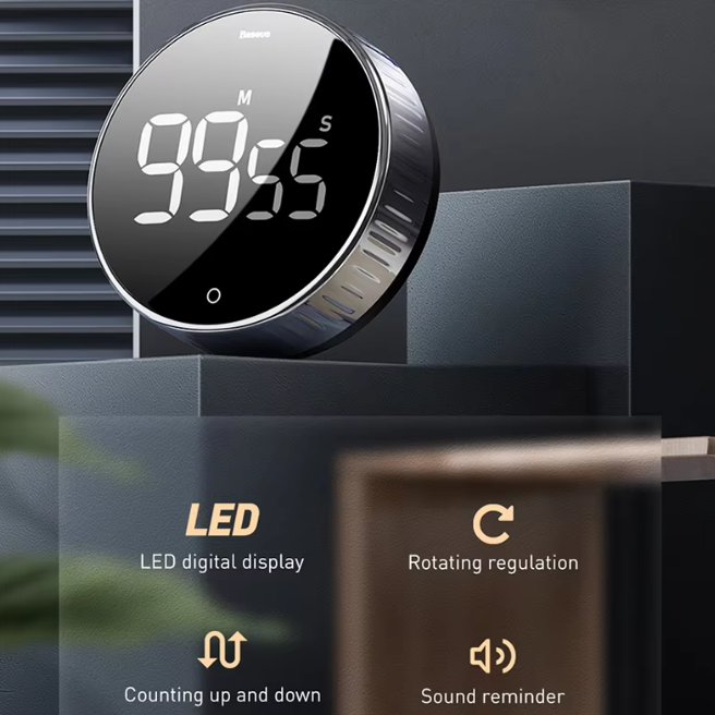 Digitaler Magnet-Küchentimer 99 Minuten | Brehn