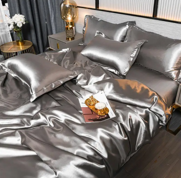Luxuriöses Satin Bettwäsche Set