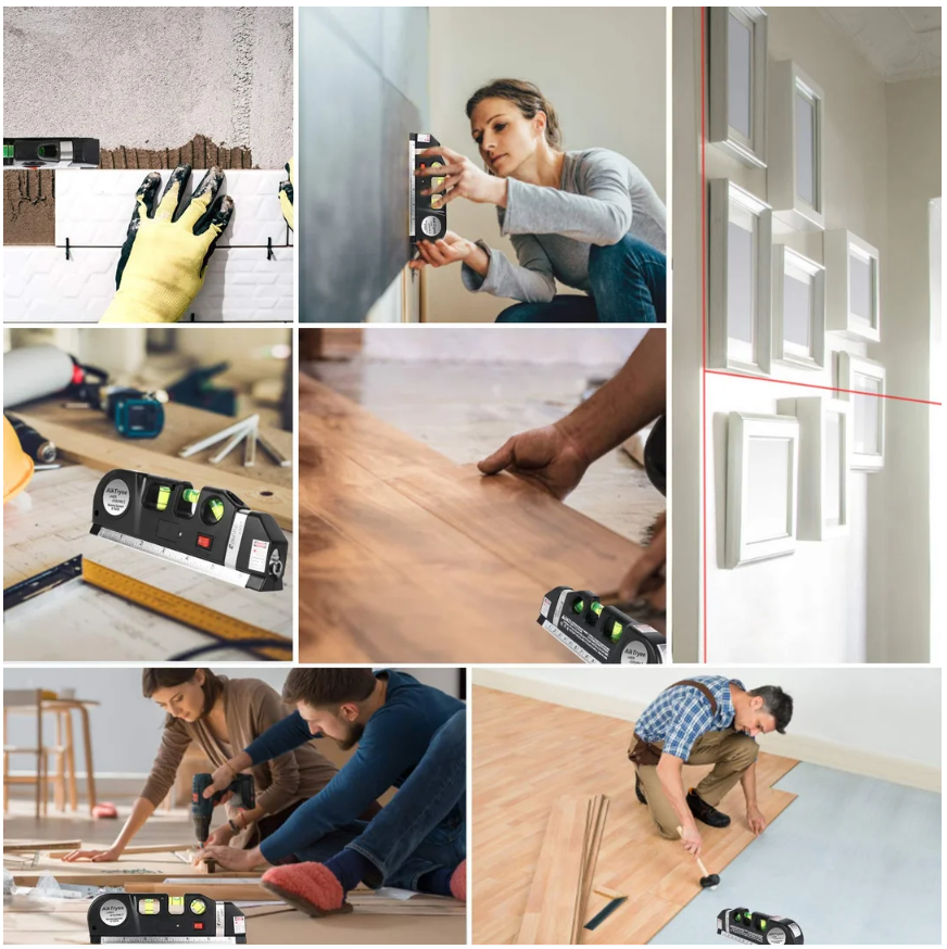 4-in-1 Laser-Level-Messband-Werkzeug | Brehn