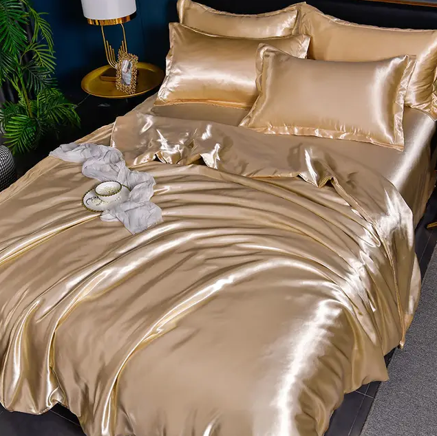 Luxuriöses Satin Bettwäsche Set