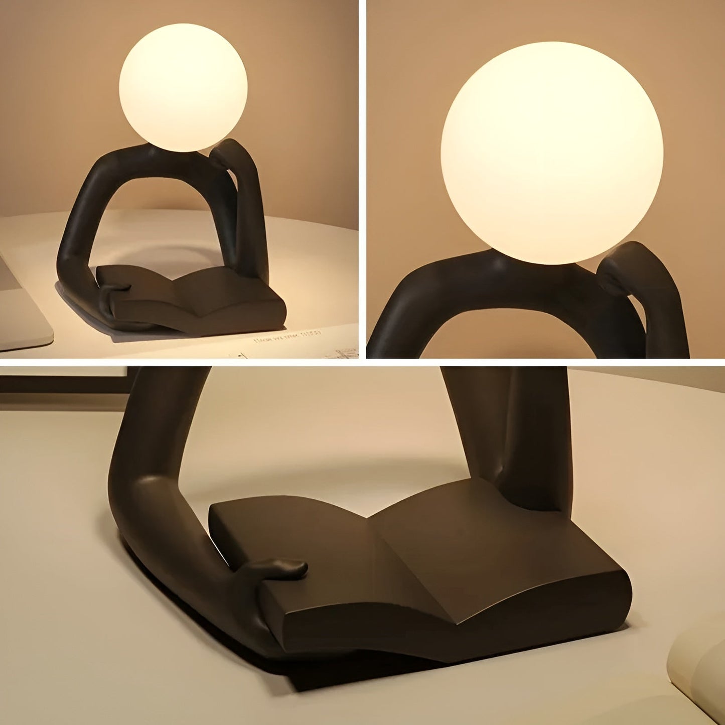 Aura Sculpt Lampe - Moderne Tischlampe mit abstraktem Design | Brehn