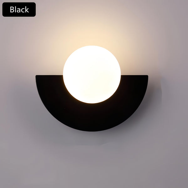 Brehn | Everest - Nordische Halbrunde Wandlampe