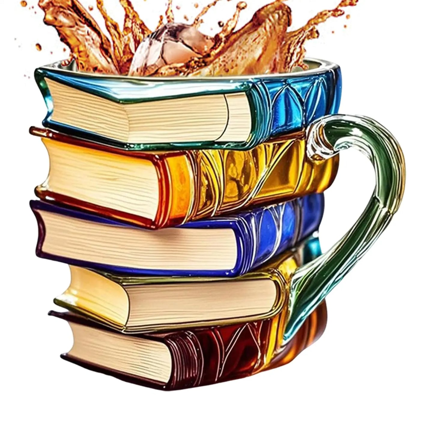 Brehn | Stapel Bücher Form Kaffeetasse