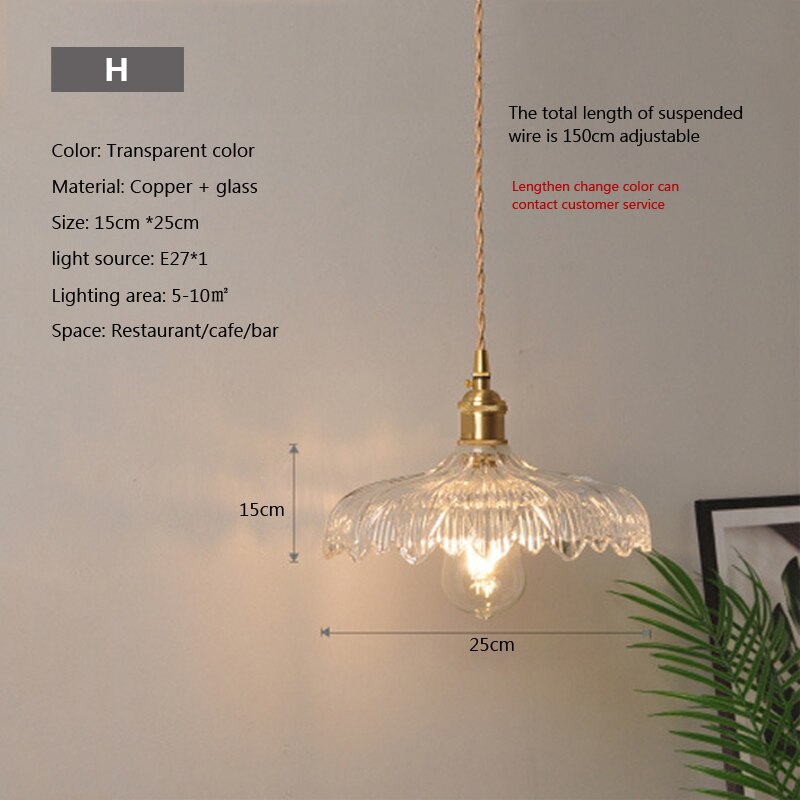 VIvolux | Nordic Brilliance Transparente Glas Pendelleuchte
