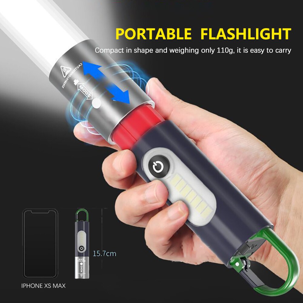 Zoom Ultra-Hell Taschen-LED-Outdoor-Taschenlampe | Brehn
