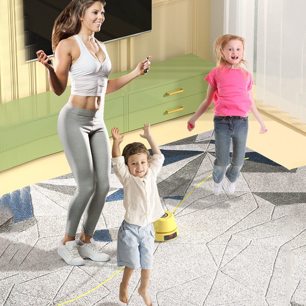 Smart Elektronisches Springseilgerät – Interaktives Cardio-Fitnessgerät für Familie und Kinder | Brehn