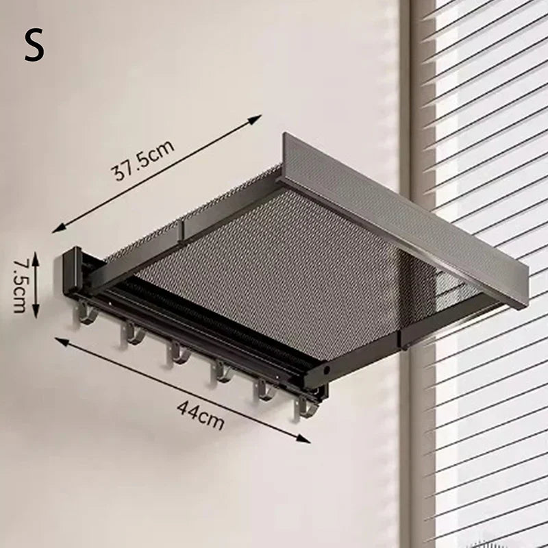 Brehn | Ultra Saugnapf Erweiterbarer Handtuchlagerungsorganisator-Rack