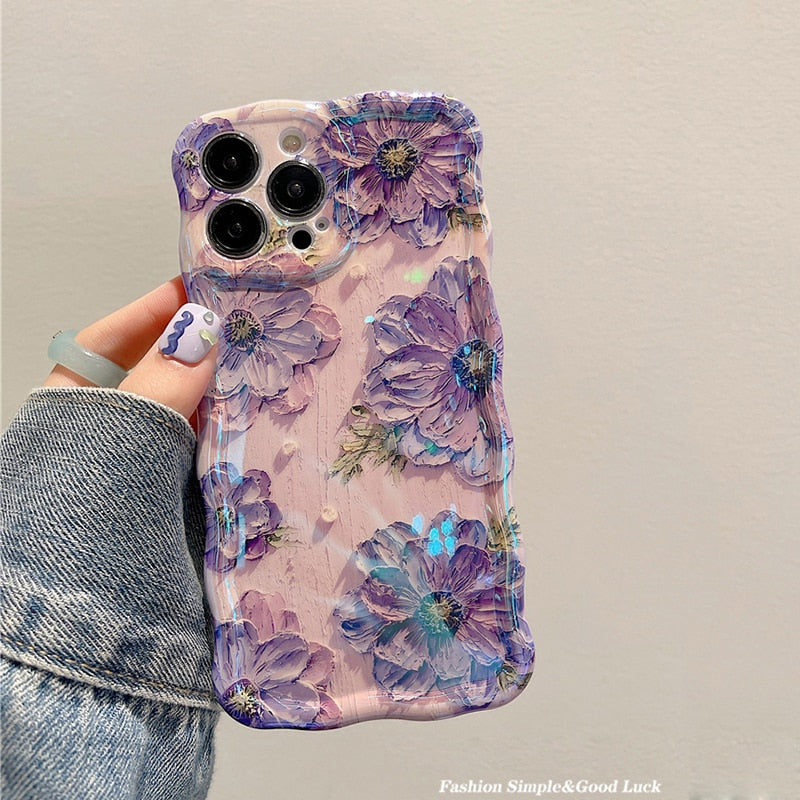 Brehn | Blossom Glow Floral Muster iPhone-Hülle