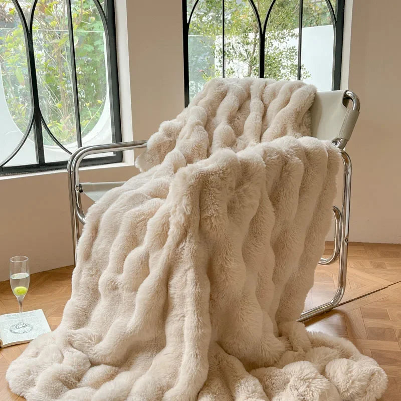 FurLuxe | Wendbare Kunstfell-Decke